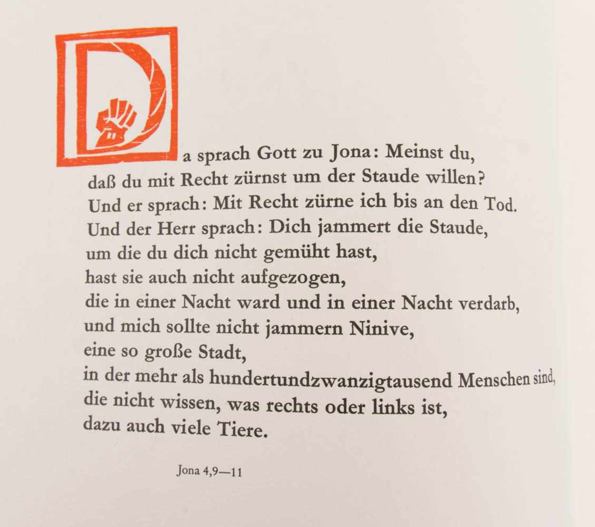 DETLEF WILLAND, Jona, 9 Holzschnitte, Deutschland, 20. Jh.In Original Mappe und in sehr gutem - Bild 21 aus 27