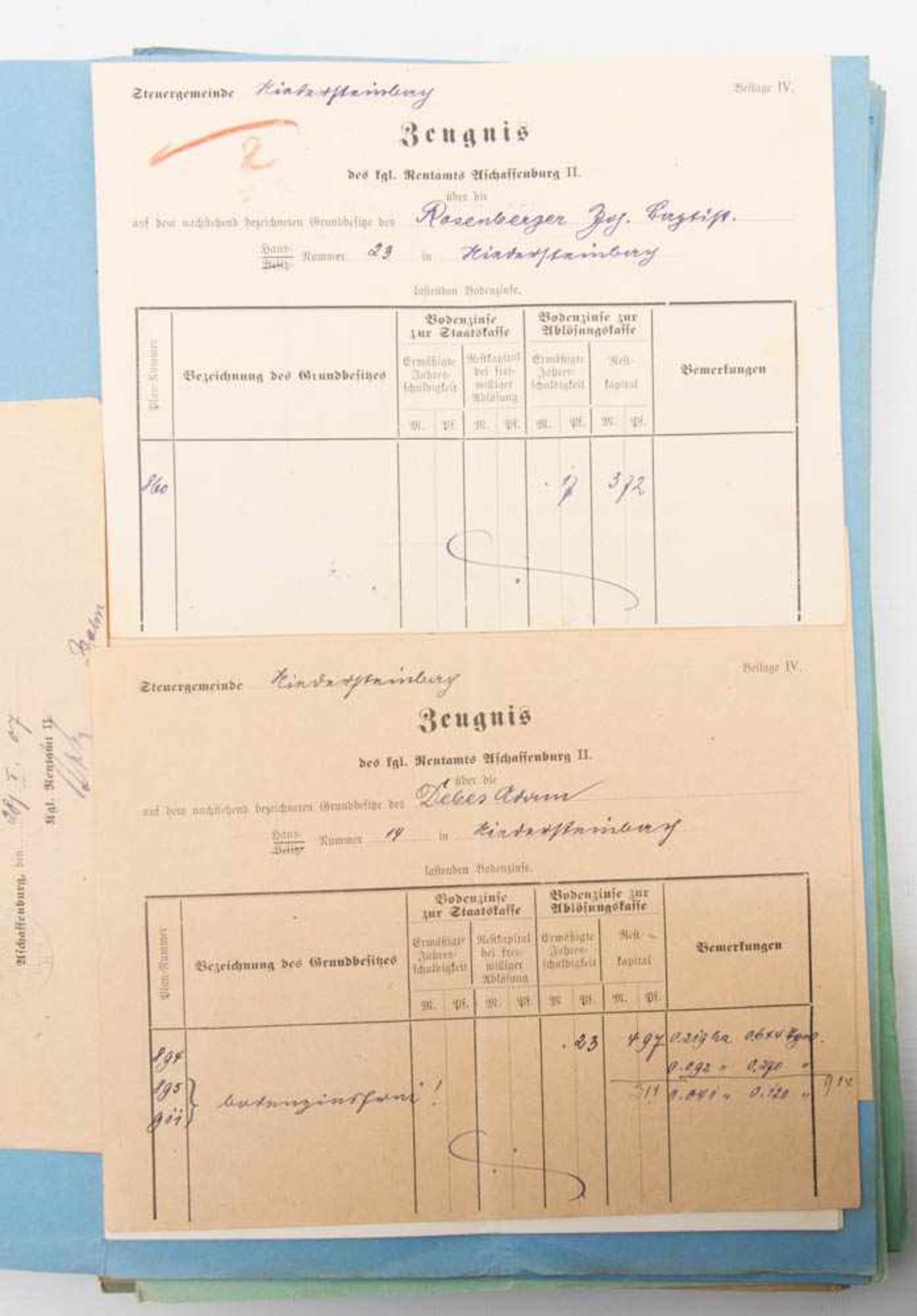 KONVOLUT VON 82 NOTARIATSBESCHEINIGUNGEN UND KAUFPAPIEREN AUS DEM HAUSE SAVIGNYAus dem 19. und 20. - Image 37 of 38