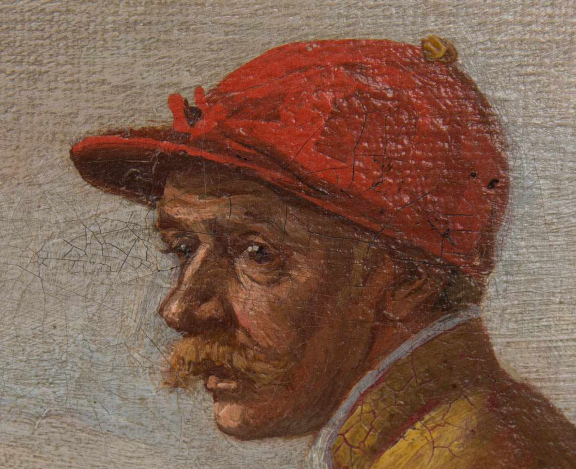 KARL VOLKERS, Rennpferd mit Jockey, Öl auf Leinwand, Deutschland, 1943.KARL VOLKERS (1868 - 1944). - Bild 4 aus 9