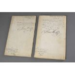 2 Diverse militärische Aufzeichnungen (Faksimiledrucke) des Prinzen Friedrich Karl von Preußen (