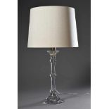 Tischlampe "Tiffany" mit Glasschaft, Entw.: Ingo Maurer 1969, H. 77cmTable lamp ''Tiffany'' with