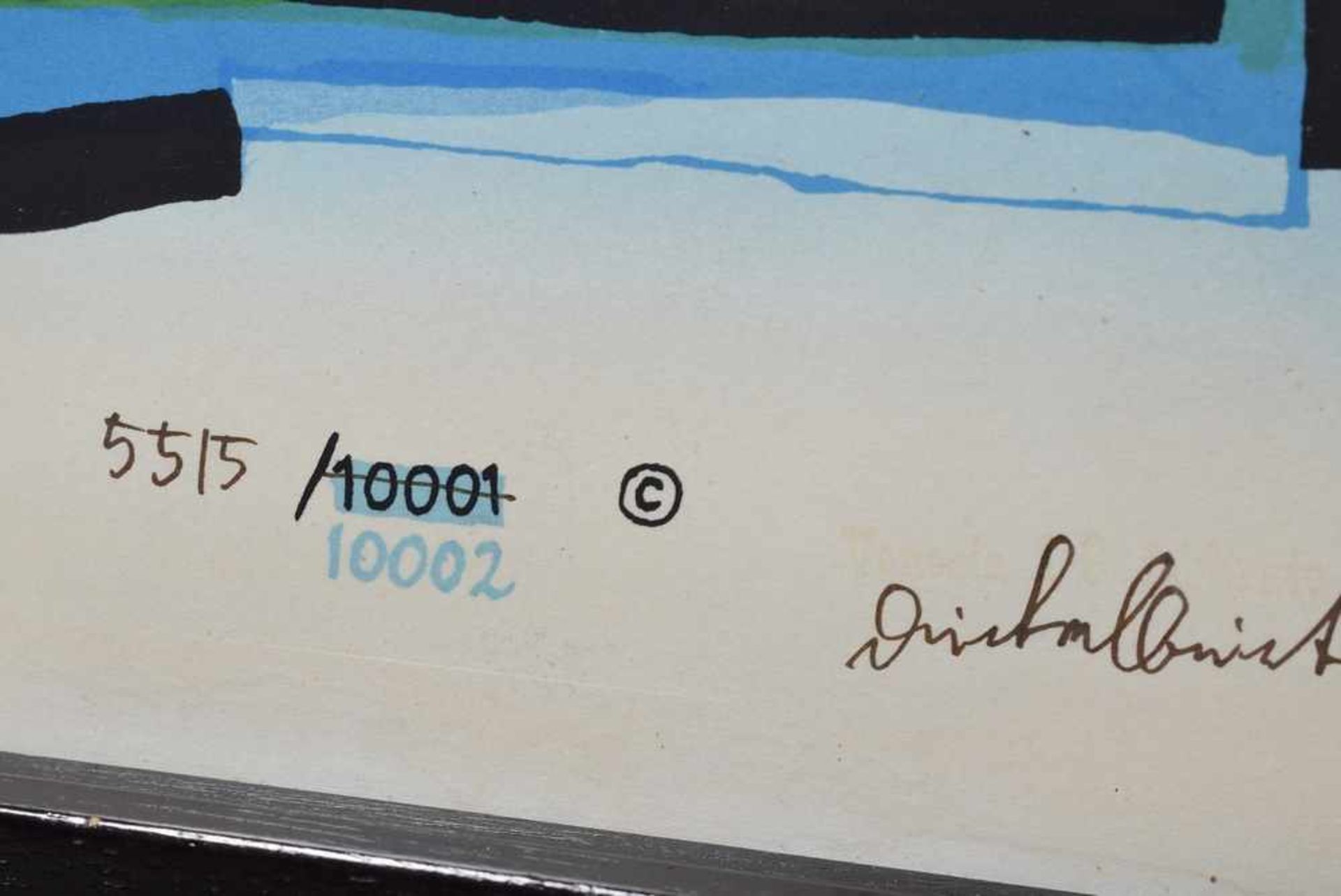 7 Diverse Hundertwasser, Friedensreich (1928-2000): 6 Graphiken (42x30cm) aus der Mappe "Die Kunst - Bild 2 aus 10