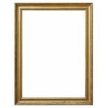 Vergoldete Hohlkehlleiste, Italien 20.Jh., AM 92x75cm, FM 80x63cm, kl. DefekteGilded frame, Italy