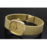 GG 750 CHOPARD Damenarmbanduhr, Quartzwerk mit Brillantlünette aus 46 8/8-Diamanten (zus. ca. 0,