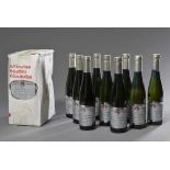 15 Flaschen Bacchus Weinhaus Graf Eltz, Guldentaler Schloßkapelle, Chardonnay und Weißburgunder