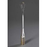 Kleiner Sektquirl in Flaschenform, Silber 925, 8,4g, H. 5,5cmSmall bottle-shaped swizzle stick,