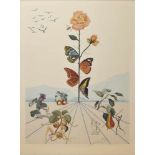 Dali, Salvador (1881-1973) "Rose", Farblithographie, u.r. sign/verso num. 3364, 103x73,5cm (m.R.