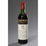 Flasche "Chateau Mouton Rothschild", Etikett Kandinsky, 1971, Rotwein, Bordeaux, Pauillac,