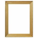 Große goldene Profilleiste, Italien 19.Jh., AM 110x83cm, FM 90x66cm, WurmfraßLarge golden frame,