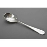 Vorlegelöffel "Perlmuster", Silber 800, 102g, L. 25,5cm, DruckstelleServing spoon ''Perlmuster'',