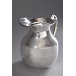 Moderne mexikanische Wasserkanne, Silber 925, 835g, H. 18cm, leichte DruckstellenModern Mexican