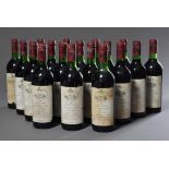 18 Flaschen Chateau de Capitoul, la Clape 1982, Rotwein, Händlerabfüllung, 0,75 l., konstante