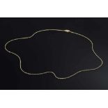 GG 585 Halskette mit Kastenschließe, ca. 3,36g, L. 60,5cmGG 585 Necklace with box buckle, ca. 3,36g,