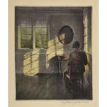 Ilsted, Peter Vilhelm (1861-1933) "Sunshine" 1909, Lithographie, u.r. betitelt "Orig. Radierung of