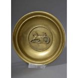 Vintage Celine Schale "Einspänner", Bronze, Ø 13,5cmVintage Celine bowl "sulky", bronze, Ø 13,5cm