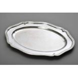 Große ovale Platte "Chippendale", Julius Eispert/Breslau, Silber 800, 1600g, 57x37cmLarge oval plate