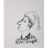 Balkenhol, Stephan (*1957) "Kopf mit Zipfelmütze" 1994, Lithographie, u.r. sign./dat., PM 42x53,5cm,