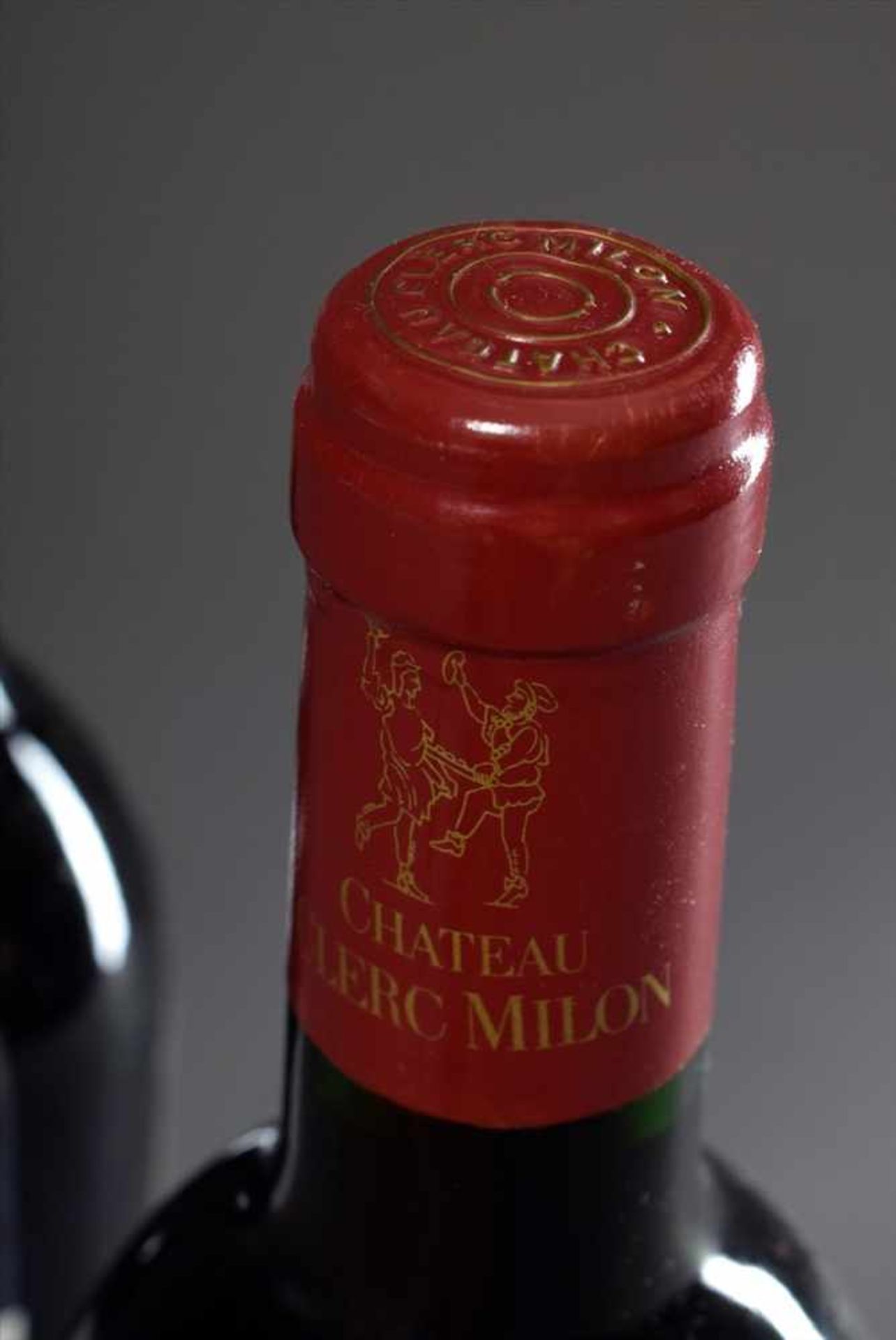 2 Flaschen Rotwein "Chateau Clerc Milon Rothschild", 1992, Schlossabfüllung, guter Füllstand, - Image 3 of 3