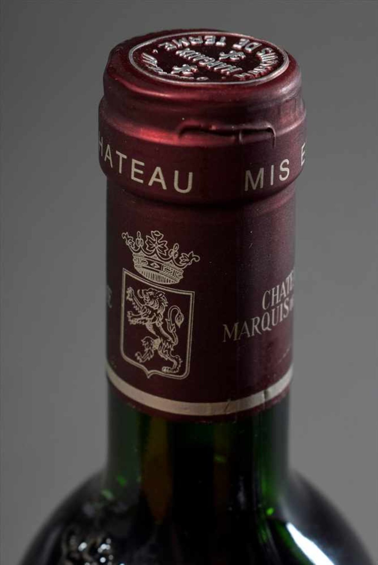 2 Diverse Flaschen Rotwein: Flasche "Cortes le Moulin, Côtes des Bourg", 1985, 1 Flasche "Chateau - Image 4 of 4