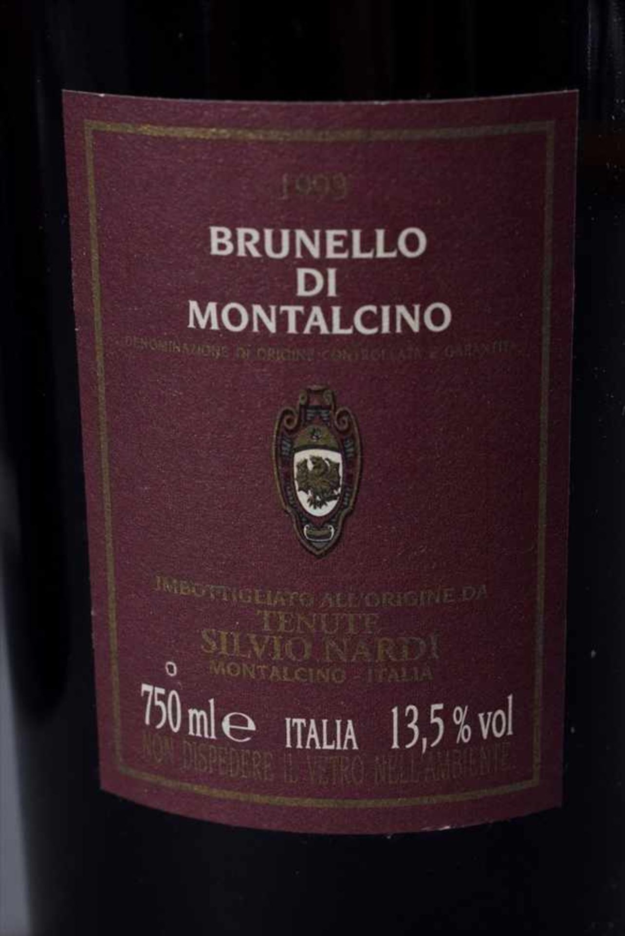 3 Flaschen Rotwein "Brunello die Montalcino, Tentuto Silvio Nardi", 1993, Erzeugerabfüllung, enthält - Image 4 of 4