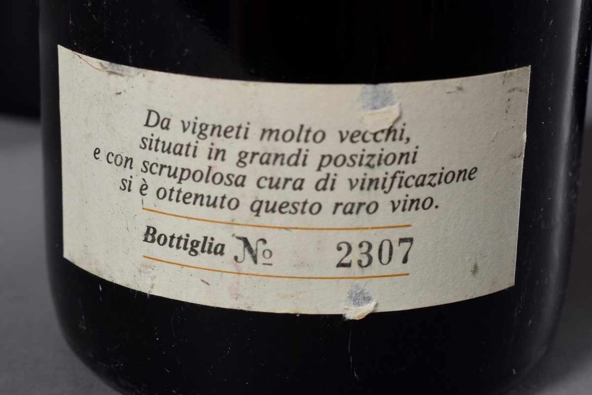 6 Flaschen Rotwein "Granduca, Barilot, Michele Chiarlo", 1982, enthält Sulfite6 bottles of red - Image 3 of 4