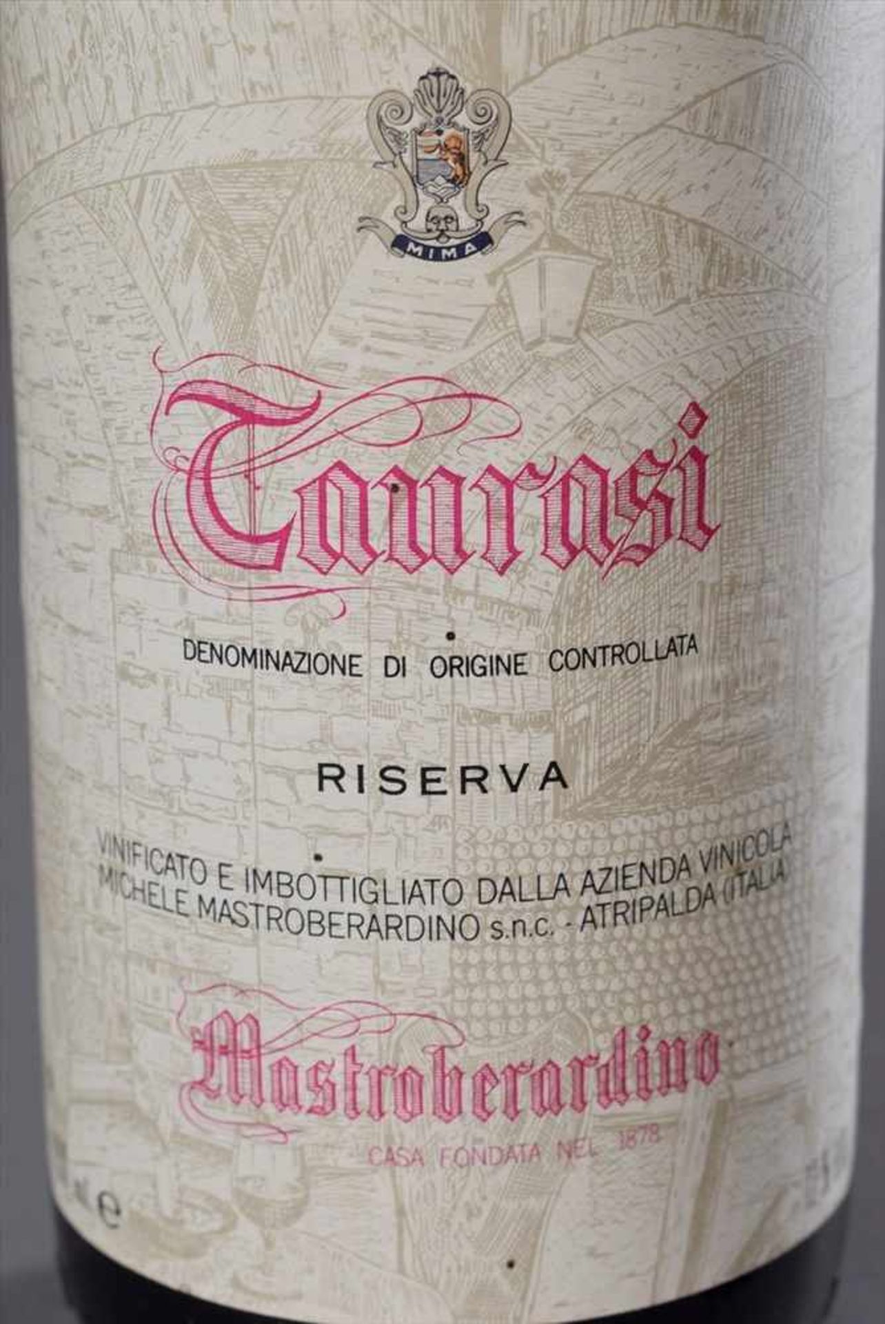 2 Flaschen Rotwein "Taurasi, Riserva, Mastroberardino", 1968, enthält Sulfite2 bottles of red - Image 2 of 5