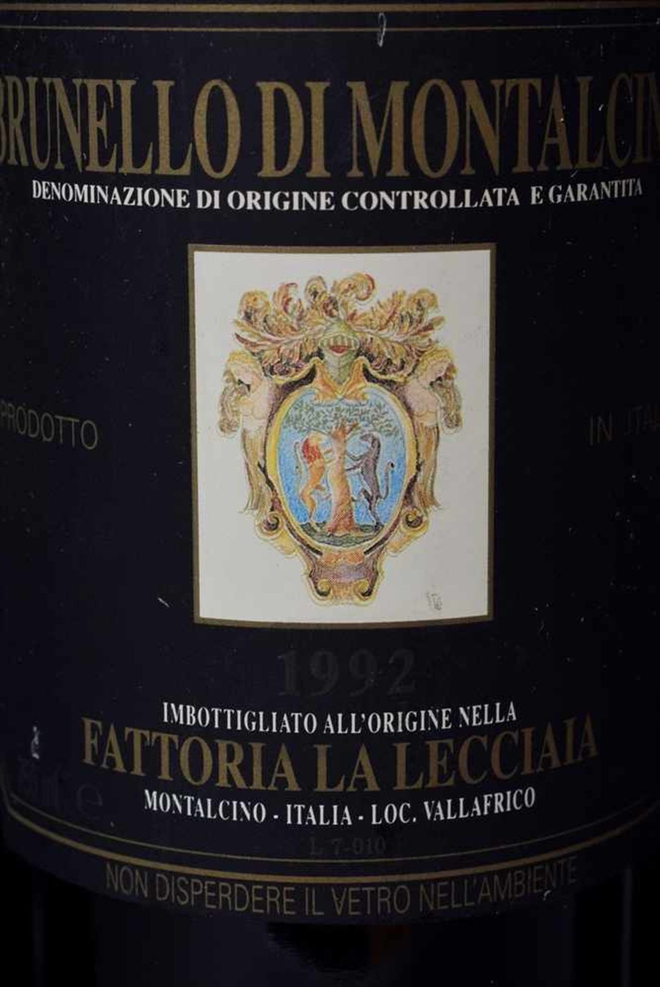 6 Diverse Rotweine: 4 Flaschen Rotwein "Brunello di Montalcino, Fattoria La Lecciaia", 1988, - Image 3 of 4