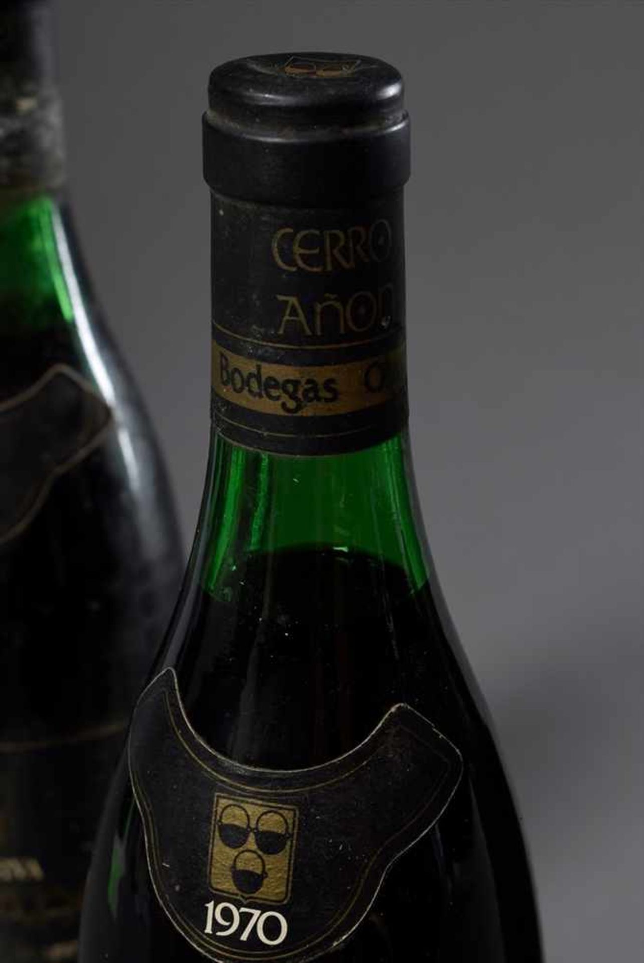 3 Flaschen Rotwein "Rioja Olarra, Reserva, Cerro Anon, Tinto, Bodegas Olarra", 1970, enthält - Image 3 of 4