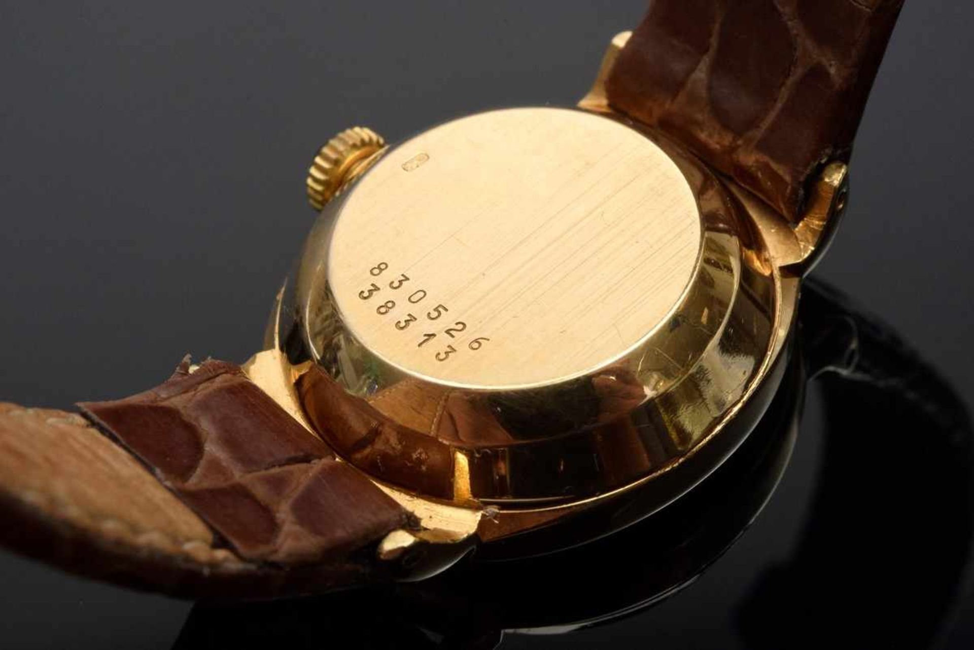 Ovale Baume & Mercier RG 750 Damenarmbanduhr, Automatic, Sekundenzeiger, römische Ziffern, - Bild 2 aus 3