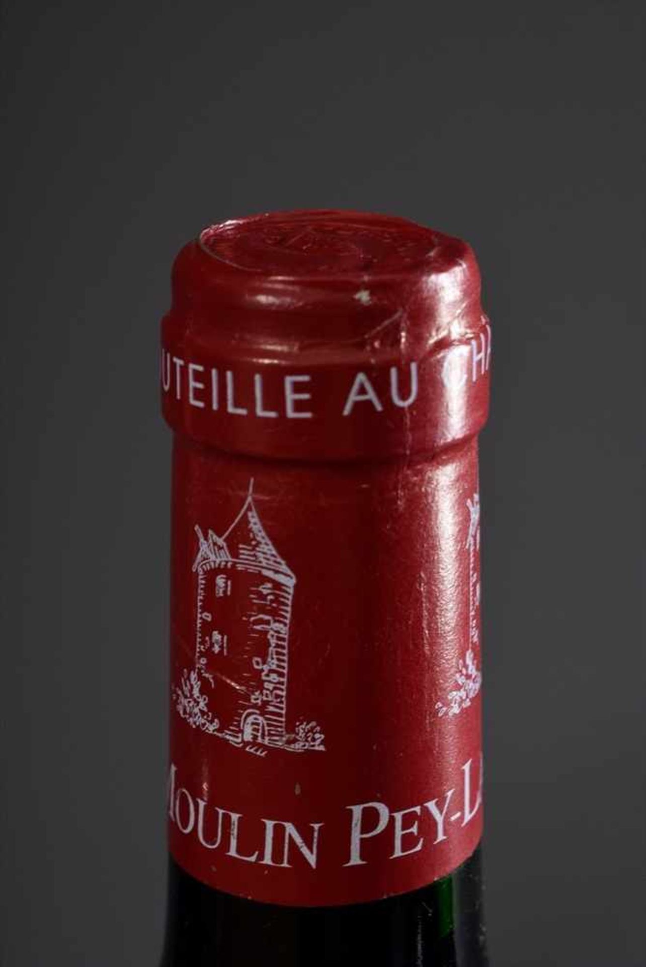15 Flaschen Rotwein "Chateau Moulin Pey-Labrie Canon Fronsac, 1994, Schlossabfüllung, guter - Image 3 of 3