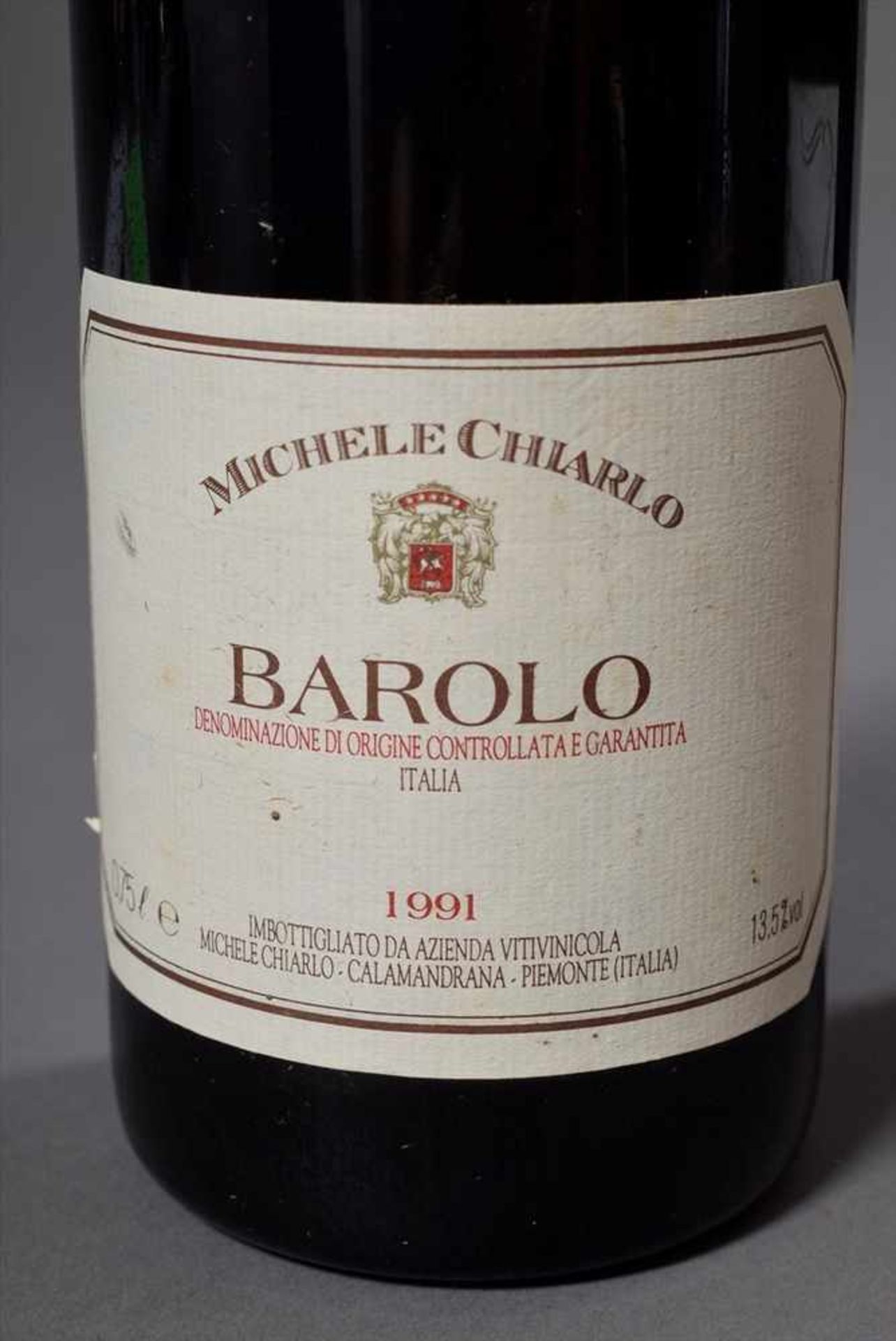 4 Diverse Rotweine: Flasche "Barolo, Michele Chiarlo", 1991, Flasche "Barolo, Savigliano Mario & - Image 2 of 9