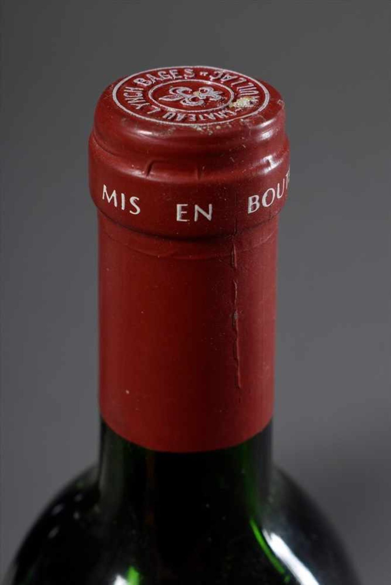 3 Flaschen Rotwein "Chateau Lynch Bages, Pauilac, Grand Cru Classè", 1986, Schlossabfüllung, enthält - Image 3 of 3