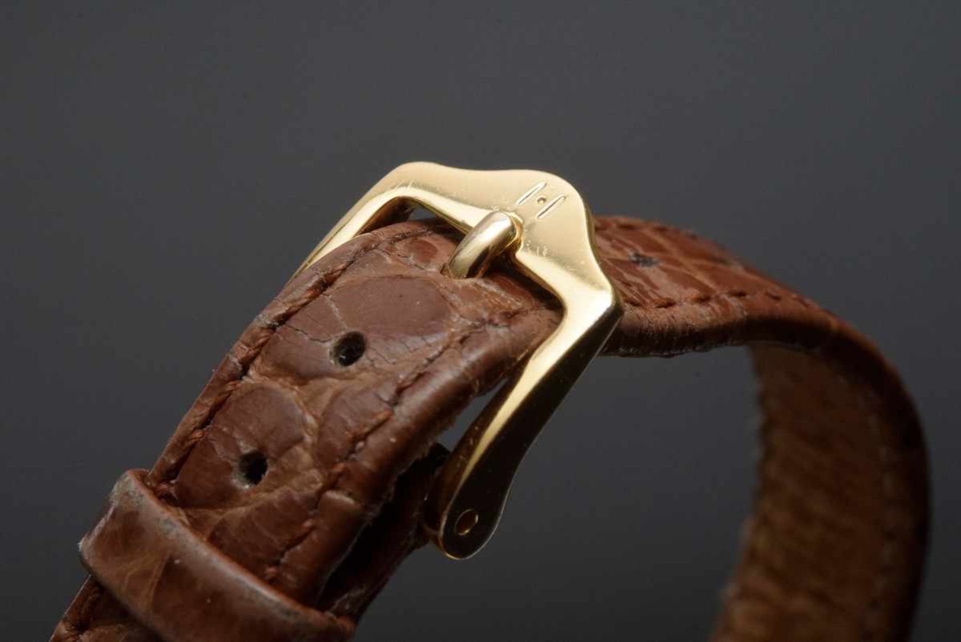 Ovale Baume & Mercier RG 750 Damenarmbanduhr, Automatic, Sekundenzeiger, römische Ziffern, - Bild 3 aus 3