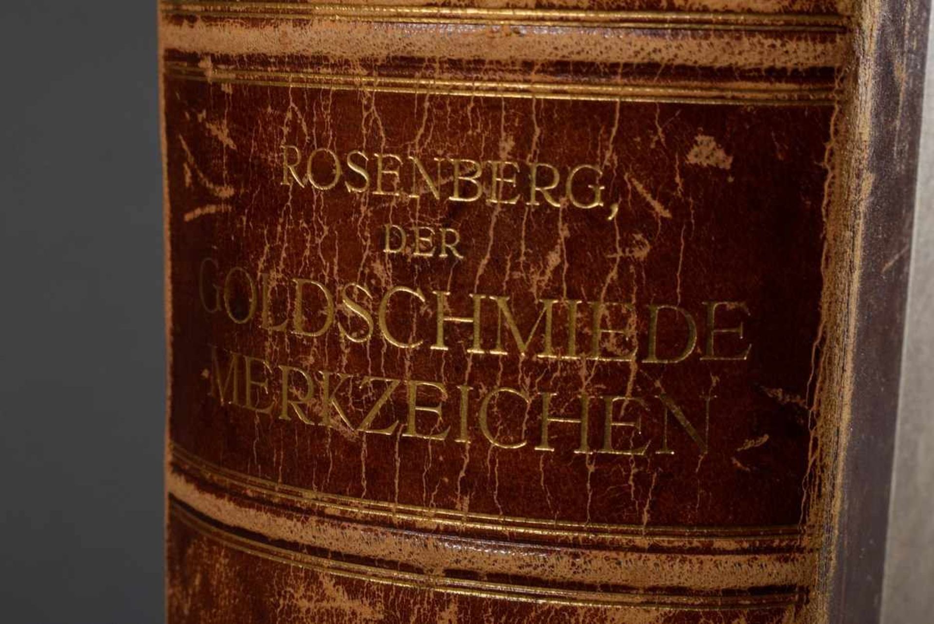 Band Rosenberg, Marc "Der Goldschmiede Merkzeichen", 2. vermehrte Auflage mit einem Anhang über - Bild 4 aus 4