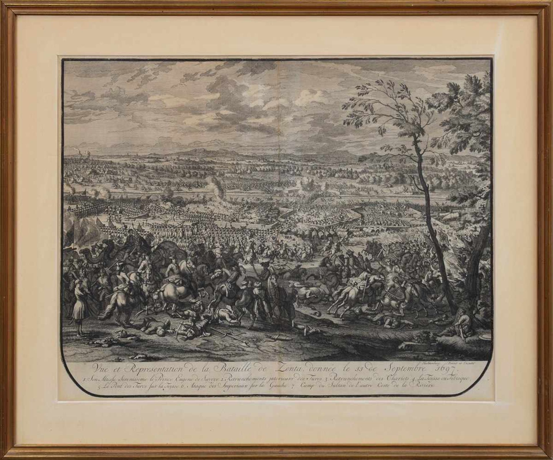 9 Diverse Huchtenberg, Jan van (1647-1733) "Vue et Representation de la Bataille de Zenta ( - Bild 16 aus 21
