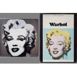 2 Diverse Warhol, Andy (1928-1987) "Turquoise Marilyn" Offsetlithographie Poster der Tate Gallery