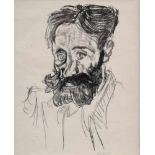 Kokoschka, Oskar (1886-1980) „Dr. Fritz Neuberger“ 1917, Lithographie, u.r. sign., 43x34,5cm (m.R.