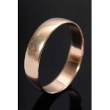 Klassischer RG 585 Ehering, 1,8g, Gr. 61, Nachlass Wilh. Wieben/Hbg.RG 585 wedding ring, 1,8g,