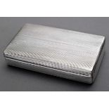 Gerilltes Etui, MZ: HK 1827, Holland, Silber 833, 159g, 2,5x12x7cm, kleine Druckstellen, Nachlass