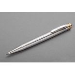 Cartier Kugelschreiber, Stahl/Gold, L. 13,7cmCartier ballpoint pen, steel/gold, l. 13,7cm- - -16.