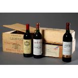 11 Diverse Flaschen Rotwein, Frankreich, Bordeaux, 3 Flaschen "Saint-Emilion", 1983, Orginal