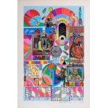 Paolozzi, Eduardo (1924-2005) "Bash" 1971, Farbserigraphie 1318/3000, u.l. sign./dat./num., 74x49,