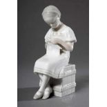 Bing & Gröndahl Porzellan Figur "Grethe", Unterglasurmalerei, Entw.: Ingeborg Plockross-Irminger,