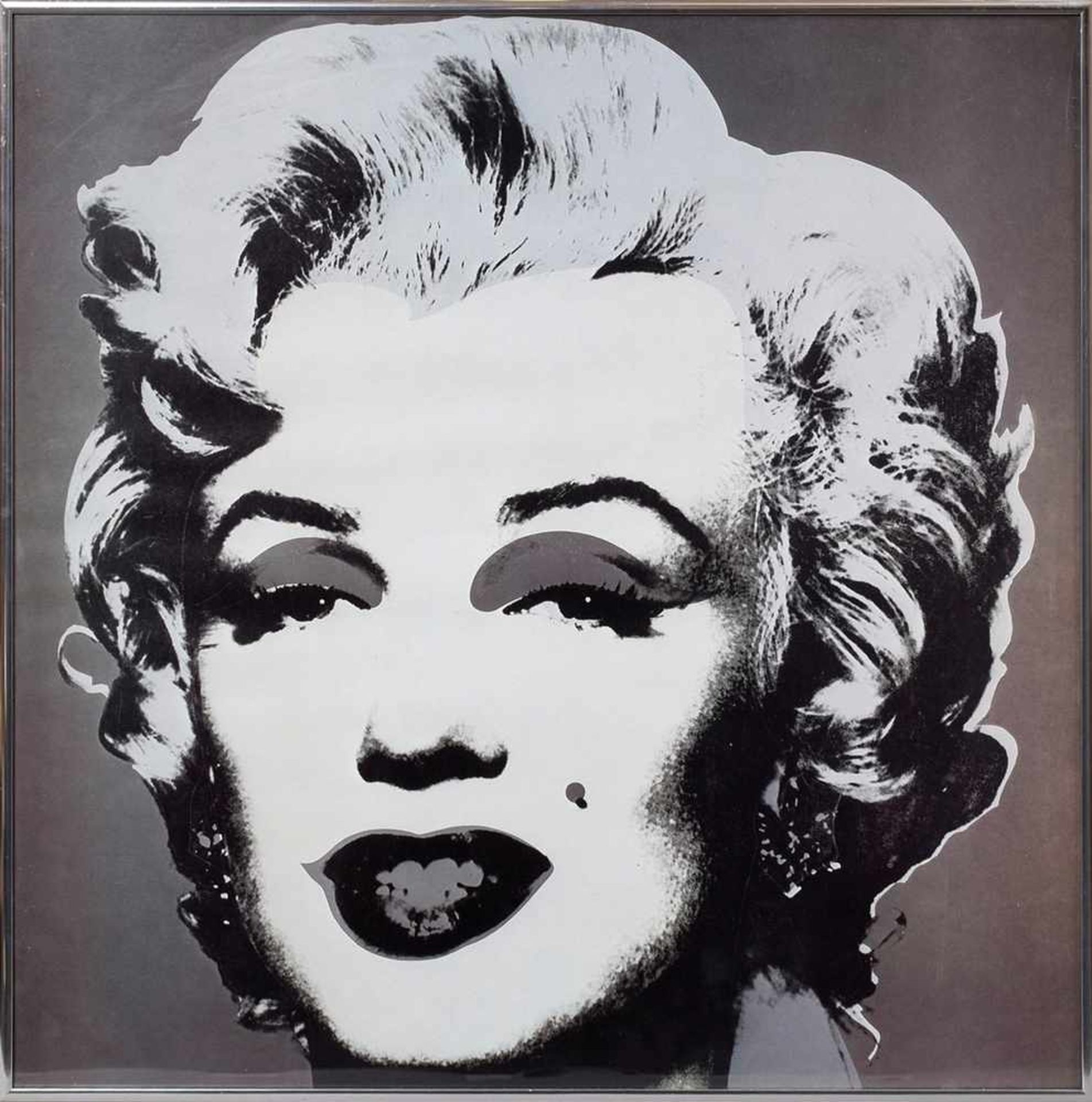 2 Diverse Warhol, Andy (1928-1987) "Turquoise Marilyn" Offsetlithographie Poster der Tate Gallery - Image 3 of 5