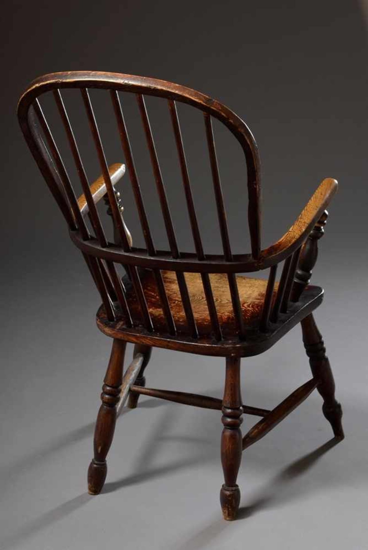Schlichter Windsor Sessel, H. 43/101cmPlain Windsor armchair, H. 43/101cm- - -16.00 % buyer's - Bild 3 aus 3