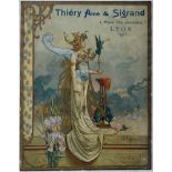 Hingre, Louis Théophile (1832-1911) "Thiéry Aîne & Sigraud", Werbeplakate auf Pappe montiert,