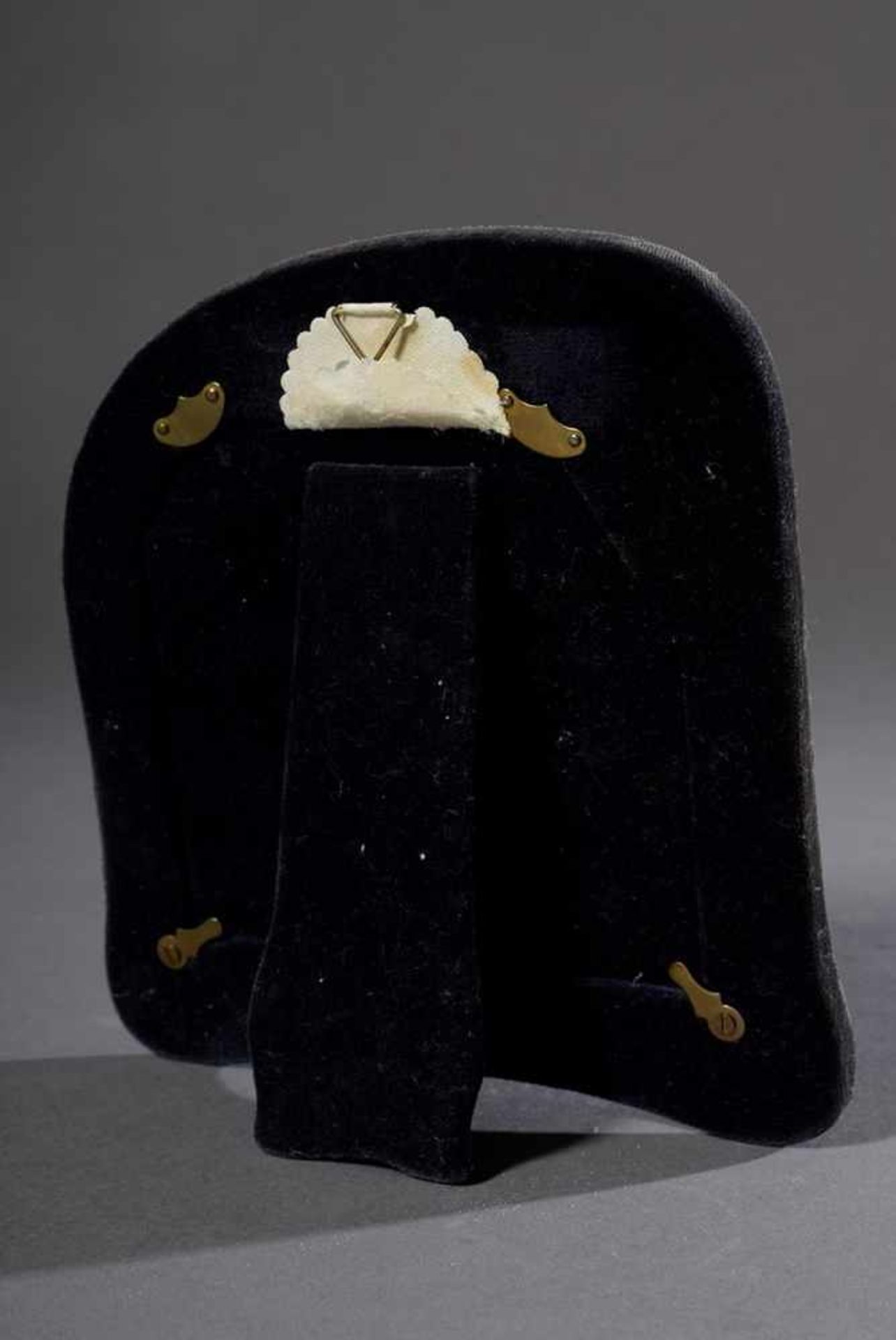 Moderner martellierter Fotorahmen im Arts & Crafts Stil mit Seerosen Dekor, MZ: John Bull Ltd, - Bild 3 aus 3