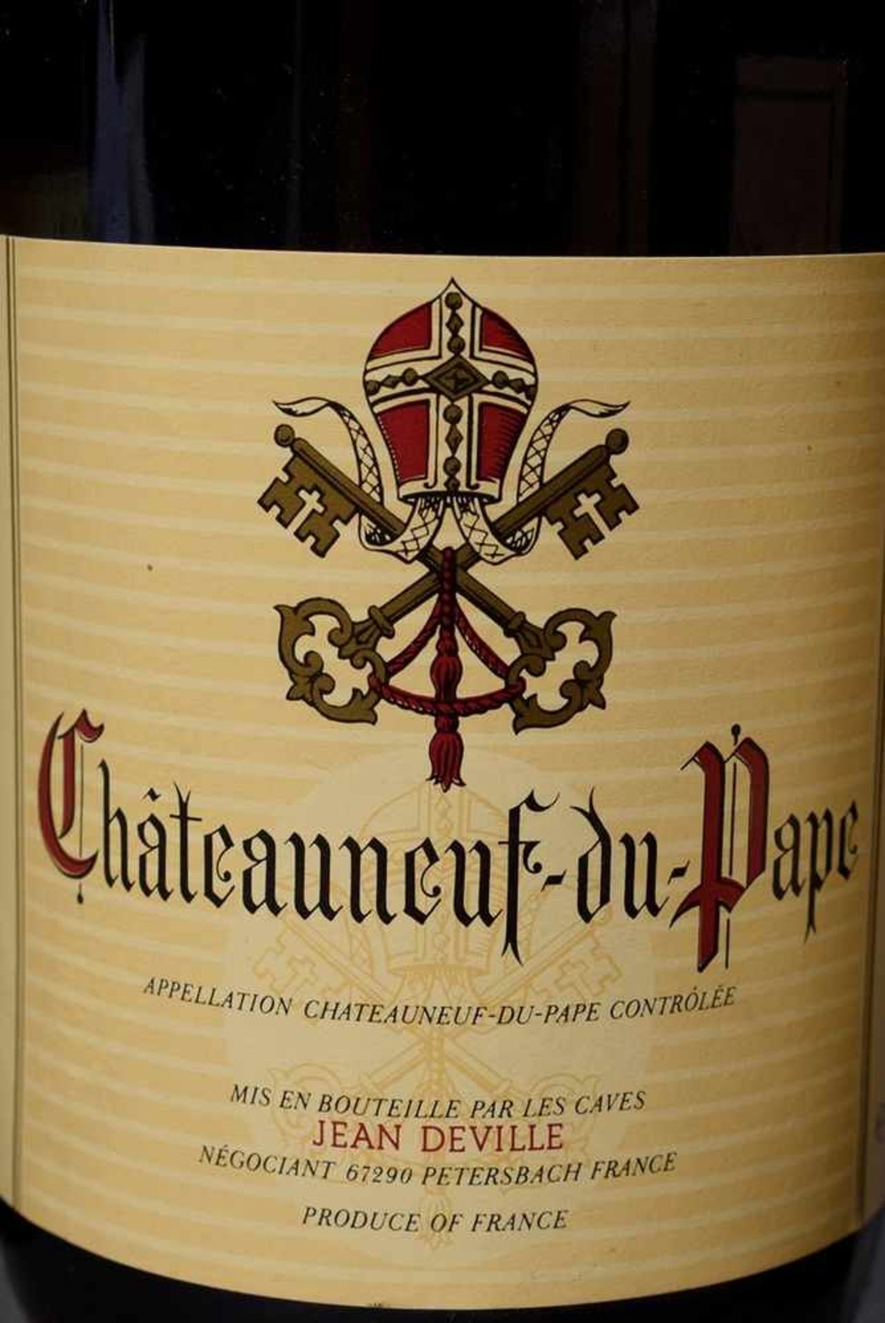 7 Diverse Flaschen Rotweine, Frankreich, Burgund, 2 Flaschen "Domaine la Crau de Papes, - Bild 4 aus 6