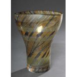 Isgard Moje-Wohlgemuth Vase (1941-2018) "Streifendekor", am Boden sign./dat. "81", H. 14,5cmIsgard