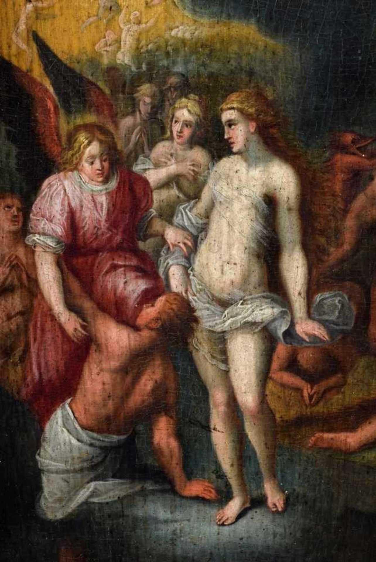 Francken, Frans der Jüngere (1581-1642), Umkreis "Das Jüngste Gericht", Öl/Holz, 55x40cm (m.R. - Bild 3 aus 5